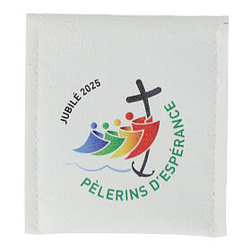 Estuche para rosario logotipo Jubileo 2025 ESPAÑOL 8X9 cm