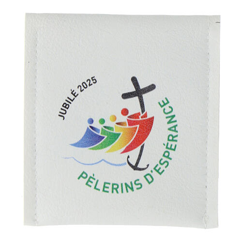 Portarosario logo Giubileo 2025 SPAGNOLO 8x9 cm 2