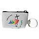 Rosary bag with Jubilee official logo, ENGLISH, white, 2.5x3.5x2 in s1