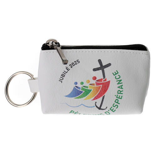 Bolsinha FRANCESA logo Jubileu 2025 oficial 6x10x5 cm 4