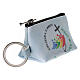 Pochette logo officiel Jubilé 2025 LATIN 6x10x5 cm bleu ciel s2