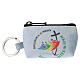 Borsellino LATINO logo ufficiale Giubileo 2025 6x10x5 cm celeste s4