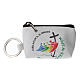 White rosary bag with Jubilee official logo, LATIN, 2.5x3.5x2 in s4