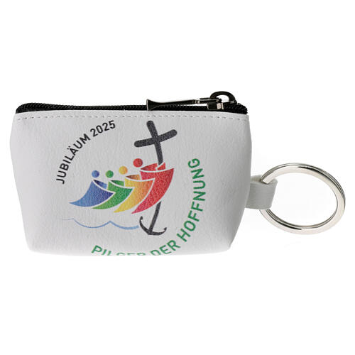 Bolsinha com logótipo oficial Peregrinos da Esperança 6x10x5 cm ALEMÃO 1
