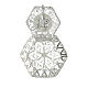 Rosary case of 2025 Jubilee, 800 silver filigree, hexagonal shape s4