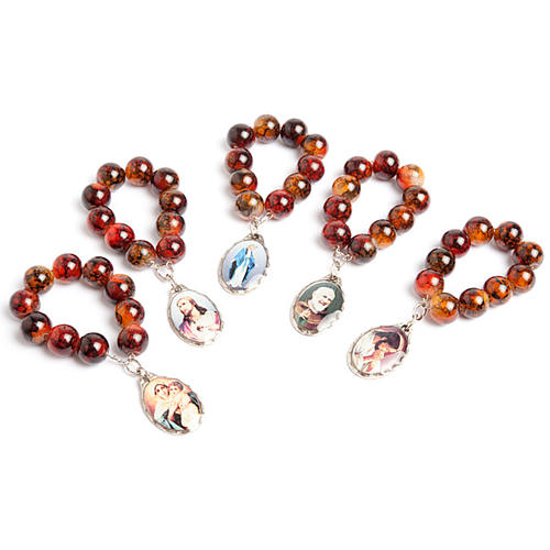 Murano glass ten beads rosary 1