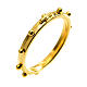 Golden rosary ring s1