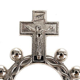 "Scout" single decade rosary, silver and/or gold-plated