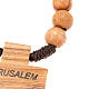 Holy Land olive wood decade rosary s2