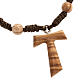 One decade olive wood beads rosary 7 mm s1