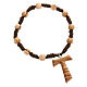 One decade olive wood beads rosary 7 mm s2