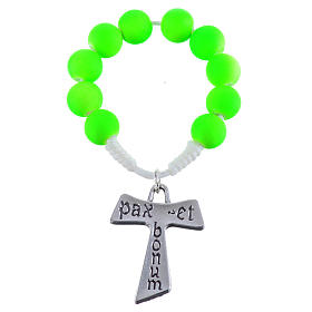 Rosari decina: Decina fimo verde tau