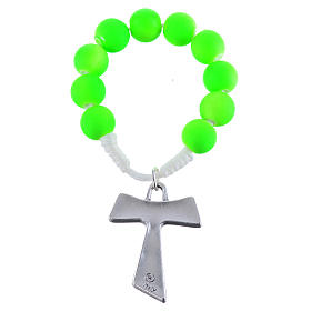 Rosari decina: Decina fimo verde tau