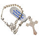 Single-decade rosary with moving grains, 925 silver 3mm s2