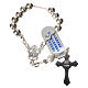 Single-decade rosary with moving grains, 925 silver 5mm s2