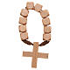 STOCK Ten beads rosary in wood s1