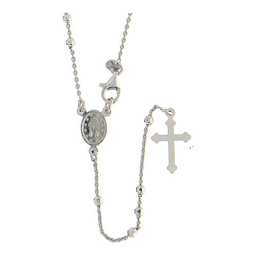 925 silver rosary Miraculous Madonna Saint Rita 3