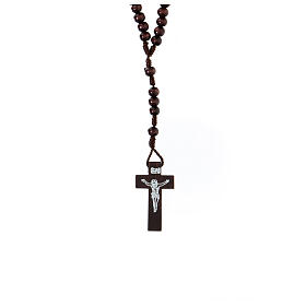 Dark wood Franciscan rosary