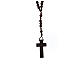 Dark wood Franciscan rosary s2