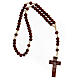 Bright wood Franciscan rosary s4
