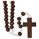 Bright wood Franciscan rosary s2