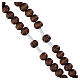 Bright wood Franciscan rosary s3