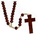 Bright wood Franciscan rosary s2