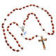 Oval bead coconut rosary s4