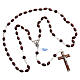 Oval bead coconut rosary s5