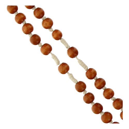 Bright wood Franciscan rosary- top 3