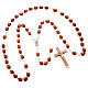 Carved oval beads rosary s3