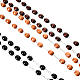 Oval beads 7mm wood rosary s5