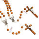 Natural olive wood rosary s1