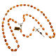 Oval beads olive wood rosary s3
