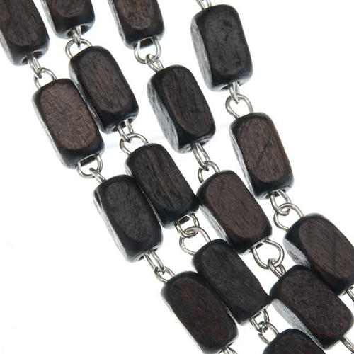 Holz Rosenkranz personalisierbares Mittelstück 4