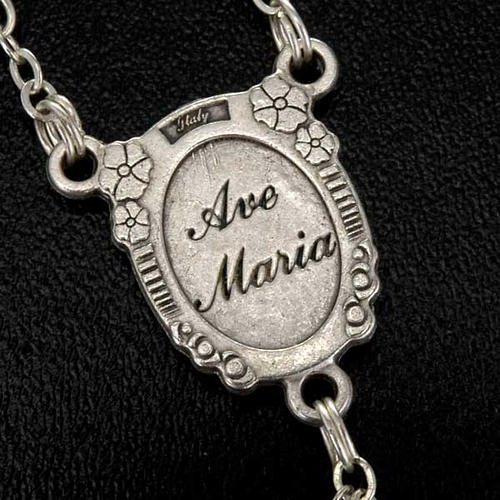 Holz Rosenkranz personalisierbares Mittelstück 6