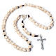Wood rosary wtih crosses s1