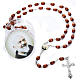 Father Pius wood rosary with box s1