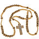 Weaved string wood rosary s3