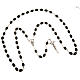 Wood rosary with oval 7mm beads s2