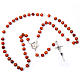 Coconnut-effect rosary with round beads s3
