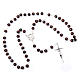 Coconnut-effect rosary with round beads s2