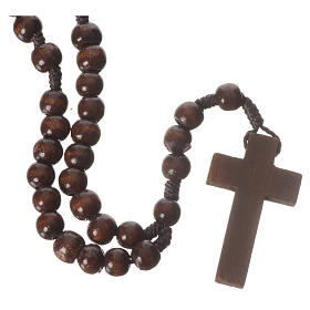 Dark wood rosary beads