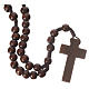 Dark wood rosary beads s2
