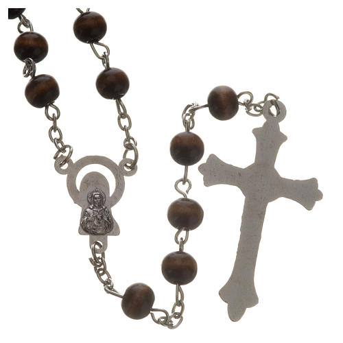 Wood rosary with 7mm beads 2