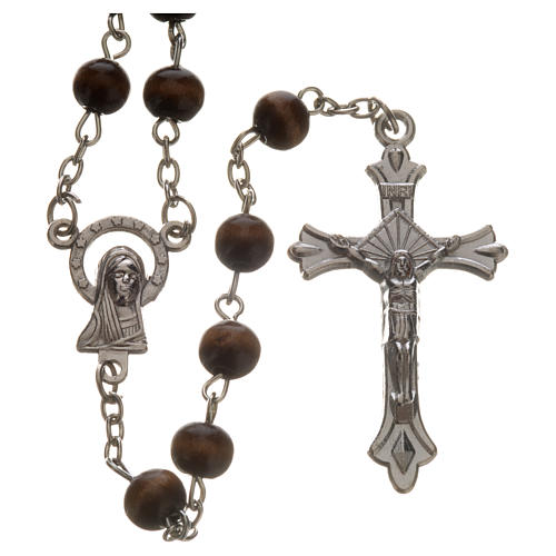 Wood rosary with 7mm beads 1