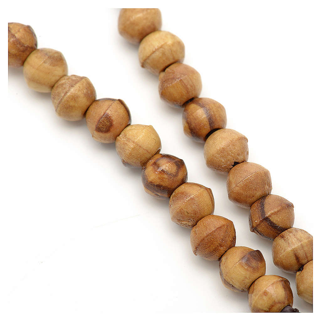 Small Rosary Holy Land Olive Wood 6 Mm | Online Sales On HOLYART.com