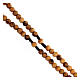 Small rosary Holy land olive wood 6 mm s3