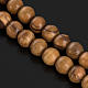 Rosary beads with Tau crucifix, olive wood Palestine 7 mm s3