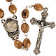 Rosary beads with river Jordan water 9 x 7 mm s1